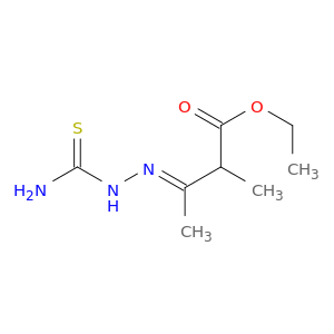 ethyl (3E)-3-(carbamothioylhydrazinylidene)-2-methyl-butanoate