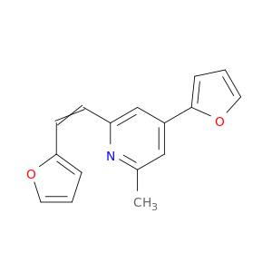 Pyridine, 4-(2-furanyl)-2-[2-(2-furanyl)ethenyl]-6-methyl-