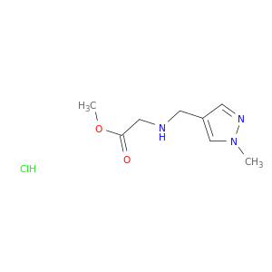methyl 2-{[(1-methyl-1H-pyrazol-4-yl)methyl]amino}acetate hydrochloride