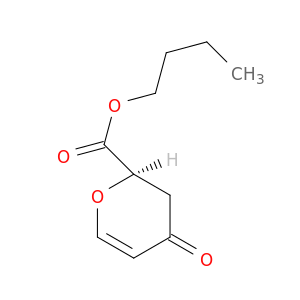 2H-Pyran-2-carboxylic acid, 3,4-dihydro-4-oxo-, butyl ester, (2R)-