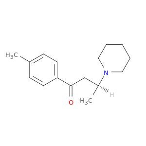 1-Butanone, 1-(4-methylphenyl)-3-(1-piperidinyl)-, (3S)-