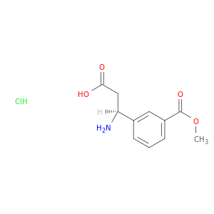 (3S)-3-Amino-3-[3-(methoxycarbonyl)phenyl]propanoic Acid Hydrochloride