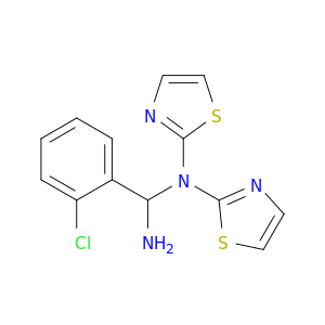 Methanediamine, 1-(2-chlorophenyl)-N,N-di-2-thiazolyl-
