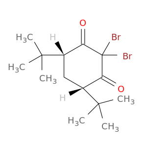 1,3-Cyclohexanedione, 2,2-dibromo-4,6-bis(1,1-dimethylethyl)-, cis-
