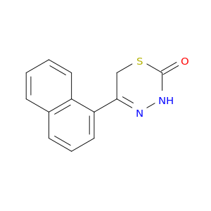 2H-1,3,4-Thiadiazin-2-one, 3,6-dihydro-5-(1-naphthalenyl)-