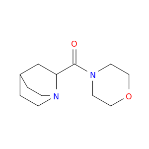 Morpholine, 4-(1-azabicyclo[2.2.2]oct-2-ylcarbonyl)-