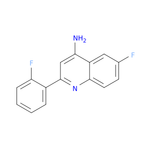 4-Quinolinamine, 6-fluoro-2-(2-fluorophenyl)-