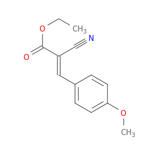 2-Propenoic acid, 2-cyano-3-(4-methoxyphenyl)-, ethyl ester, (E)-