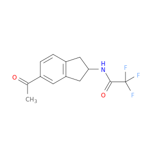 N-(5-乙酰基-2,3-二氢-1H-茚-2-基)-2,2,2-三氟乙酰胺
