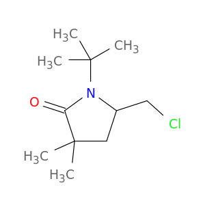 2-Pyrrolidinone, 5-(chloromethyl)-1-(1,1-dimethylethyl)-3,3-dimethyl-