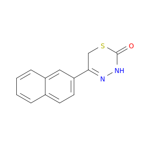 2H-1,3,4-Thiadiazin-2-one, 3,6-dihydro-5-(2-naphthalenyl)-