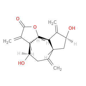 (3ar,4r,6ar,8s,9ar,9br)-4,8-dihydroxy-3,6,9-trimethylidenedecahydroazuleno[4,5-b]furan-2(3h)-one
