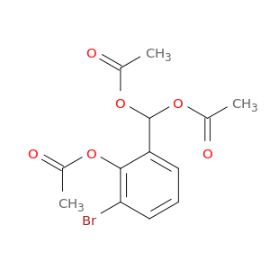 (Acetyloxy)[2-(acetyloxy)-3-bromophenyl]methyl acetate