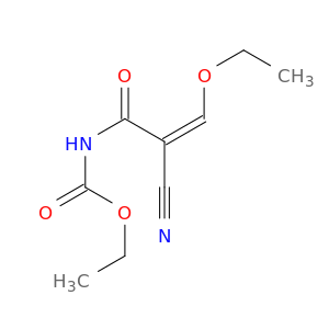 Carbamic acid, [(2Z)-2-cyano-3-ethoxy-1-oxo-2-propenyl]-, ethyl ester