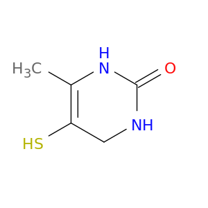 2(1H)-Pyrimidinone, 3,6-dihydro-5-mercapto-4-methyl-