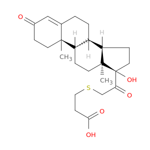 Propanoic acid,3-[(17-hydroxy-3,20-dioxopregn-4-en-21-yl)thio]- (9CI)