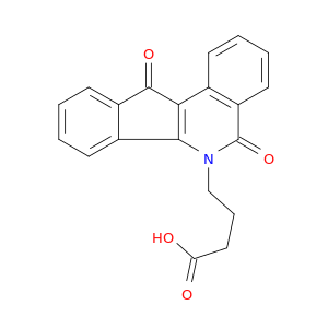 6H-Indeno[1,2-c]isoquinoline-6-butanoic acid, 5,11-dihydro-5,11-dioxo-