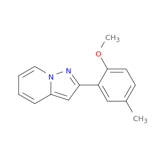 Pyrazolo[1,5-a]pyridine, 2-(2-methoxy-5-methylphenyl)-