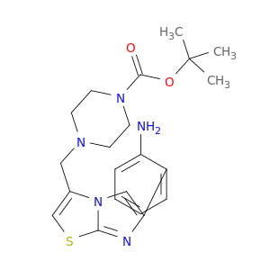1,1-二甲基乙基4-[[6-(2-氨基苯基)咪唑[2,1-B]噻唑-3-Y1]甲基]-1-哌嗪羧酸甲酯