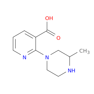 3-Pyridinecarboxylicacid, 2-(3-methyl-1-piperazinyl)-