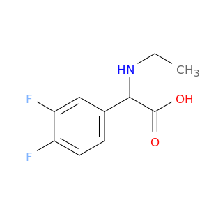 2-(3,4-二氟苯基)-2-(乙氨基)乙酸
