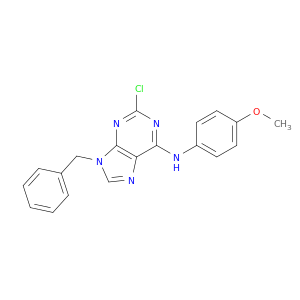9H-Purin-6-amine,2-chloro-N-(4-methoxyphenyl)-9-(phenylmethyl)-