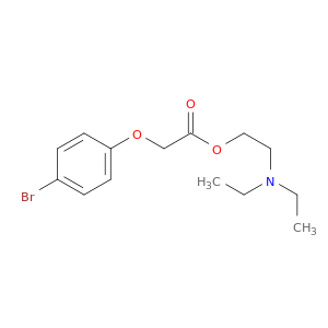 Acetic acid, (4-bromophenoxy)-, 2-(diethylamino)ethyl ester