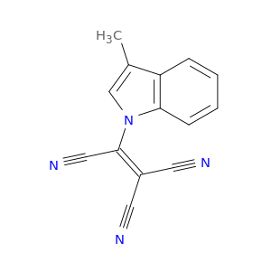2-(3-methyl-1h-indol-1-yl)ethene-1,1,2-tricarbonitrile