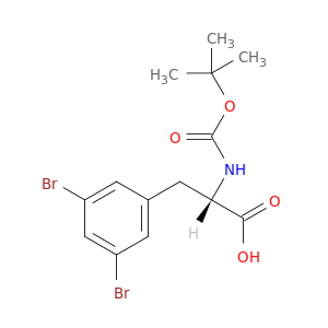 L-Phenylalanine, 3,5-dibromo-N-[(1,1-dimethylethoxy)carbonyl]-