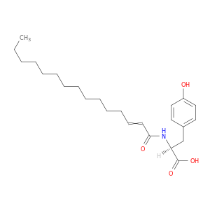 L-Tyrosine, N-(1-oxopentadecenyl)-