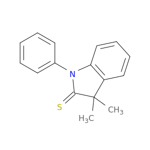 2H-Indole-2-thione, 1,3-dihydro-3,3-dimethyl-1-phenyl-