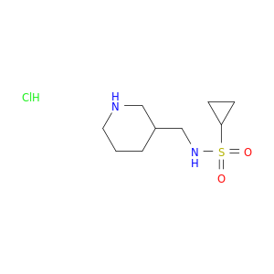 环丙磺酰胺,N-(3-哌啶基甲基)-,盐酸盐(1：1)
