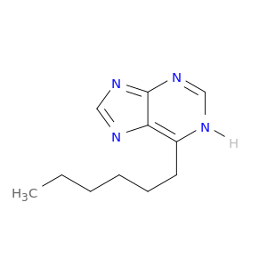 1H-Purine, 6-hexyl-