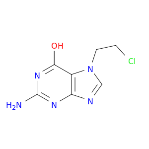 6H-Purin-6-one,2-amino-7-(2-chloroethyl)-1,7-dihydro-