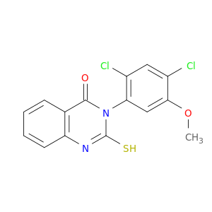 3-(2,4-二氯-5-甲氧基苯基)-2,3-二氢-2-硫代-4(1H)-喹唑啉酮