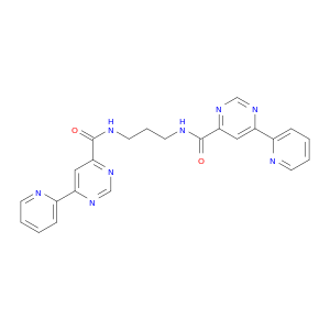 4-Pyrimidinecarboxamide, N,N'-1,3-propanediylbis[6-(2-pyridinyl)-