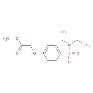 Acetic acid, [4-[(diethylamino)sulfonyl]phenoxy]-, methyl ester
