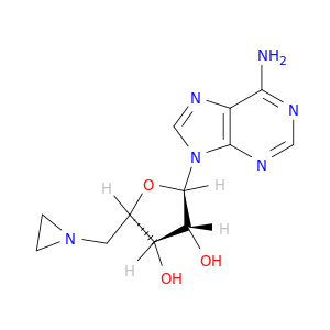 Adenosine, 5'-(1-aziridinyl)-5'-deoxy-