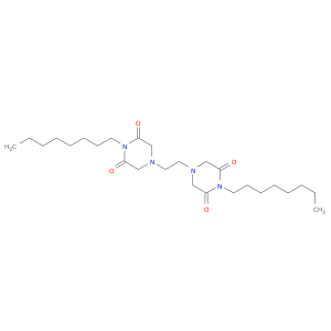 2,6-Piperazinedione, 4,4'-(1,2-ethanediyl)bis[1-octyl-