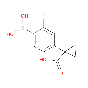 1-(4-硼酸-3-氟苯基)环丙烷羧酸