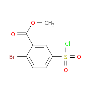 2-溴-5-(氯磺酰基)苯甲酸甲酯