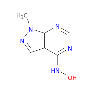 1H-Pyrazolo[3,4-d]pyrimidin-4-amine, N-hydroxy-1-methyl-