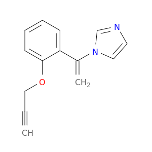 1H-Imidazole, 1-[1-[2-(2-propynyloxy)phenyl]ethenyl]-