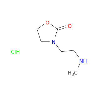 2-恶唑烷酮,3-[2-(甲基氨基)乙基]-,盐酸盐(1：1)