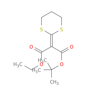 Propanedioic acid, 1,3-dithian-2-ylidene-, 1,1-dimethylethyl ethyl ester