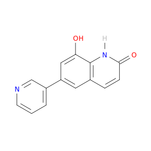 2(1H)-Quinolinone, 8-hydroxy-6-(3-pyridinyl)-