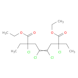 4-Octenedioic acid, 2,4,5,7-tetrachloro-2,7-diethyl-, diethyl ester