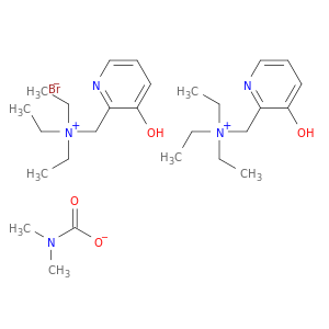 ((3-HYDROXY-PYRIDIN-2-YL)METHYL)TRIETHYLAMMONIUM BROMIDE DIMETHYLCARBAMATE