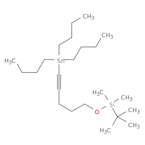 Silane, (1,1-dimethylethyl)dimethyl[[5-(tributylstannyl)-4-pentynyl]oxy]-