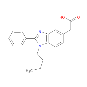 1H-Benzimidazole-5-acetic acid, 1-butyl-2-phenyl-